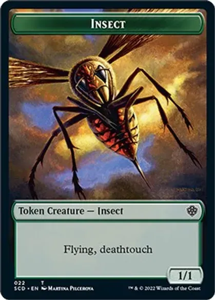 Insect // Cat Double-sided Token - Starter Commander Decks (SCD)
Starter Commander Decks