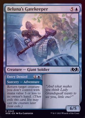 Beluna&#39;s Gatekeeper 0043 - Foil
Wilds of Eldraine Foil Singles