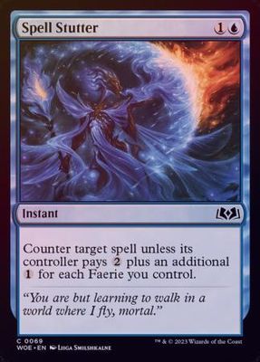 Spell Stutter 0069 - Foil Wilds of Eldraine Foil Singles (Español)
