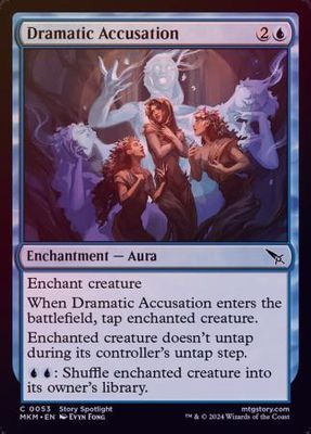 Dramatic Accusation 0053 - Foil Murders at Karlov Manor Foil Singles(Español)