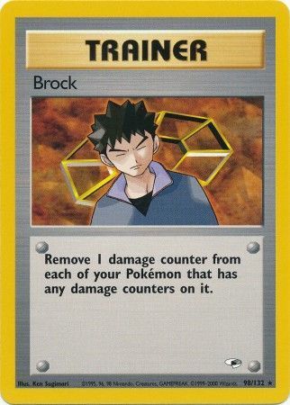 Brock - 98/132 - Rare Unlimited
Gym Heroes Unlimited Singles