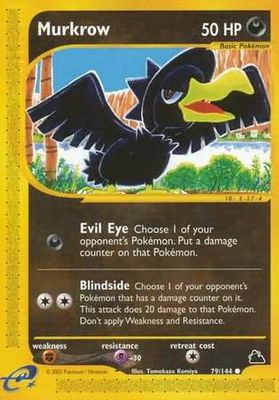 Murkrow - 79/144 - Common
Skyridge Singles