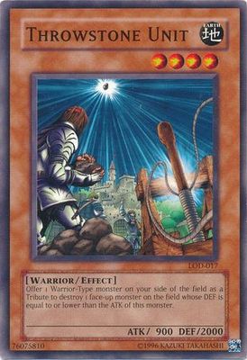 Throwstone Unit - LOD-017 - Common Unlimited Legacy of Darkness [LOD] Unlimited Singles