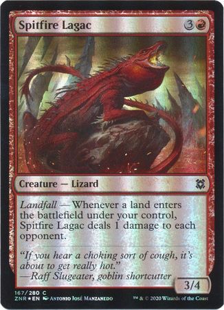 Spitfire Lagac 167/280 - Foil Zendikar Rising Foil Singles
