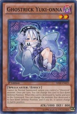 Ghostrick Yuki-onna - SHSP-EN019 - Common 1st Edition Shadow Specters 1st Edition Singles