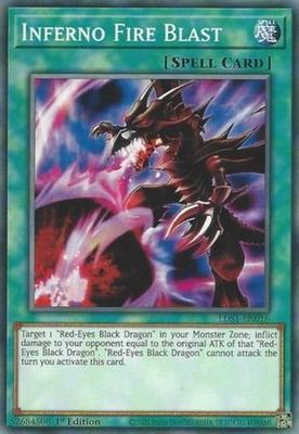 Inferno Fire Blast - LDS1-EN016 - Common 1st Edition
Legendary Duelists: Season 1 [LDS1] 1st Edition Singles