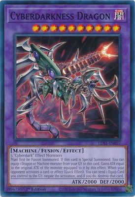 Cyberdarkness Dragon - LDS1-EN037 - Common 1st Edition
Legendary Duelists: Season 1 [LDS1] 1st Edition Singles