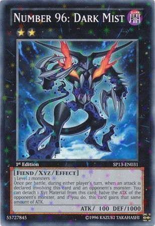 Number 96: Dark Mist - SP13-EN031 - Starfoil Rare 1st Edition
Star Pack 2013 1st Edition Starfoil Singles
