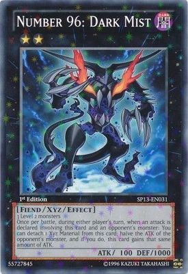 Number 96: Dark Mist - SP13-EN031 - Starfoil Rare 1st Edition
Star Pack 2013 1st Edition Starfoil Singles