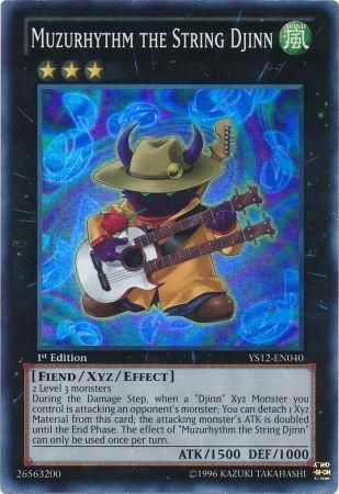 Muzurhythm the String Djinn - YS12-EN040 - Super Rare 1st Edition Starter Deck: Xyz Symphony 1st Edition Singles