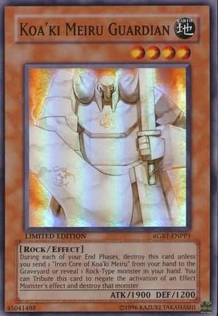 Koa&#39;ki Meiru Guardian - RGBT-ENPP3 - Super Rare
Raging Battles [RGBT] 1st Edition Singles