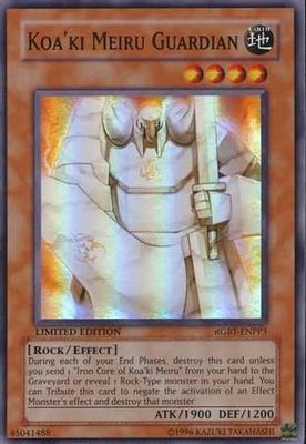 Koa&#39;ki Meiru Guardian - RGBT-ENPP3 - Super Rare
Raging Battles [RGBT] 1st Edition Singles