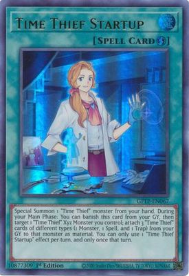 Time Thief Startup - GFTP-EN067 - Ultra Rare 1st Edition Ghosts From The Past 1st Edition Singles