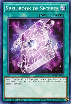SJ Spellbook of Secrets - SR08-EN027 - Common 1st Edition Structure Deck: Order of the Spellcasters Singles