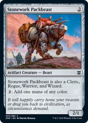 Stonework Packbeast 255/280
Zendikar Rising Singles(Español)