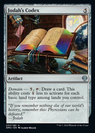 Jodah&#39;s Codex 233/281 Dominaria United Singles