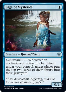 Sage of Mysteries 062/254 Theros: Beyond Death Singles