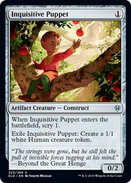 Inquisitive Puppet 223/269
Throne of Eldraine Singles -español-