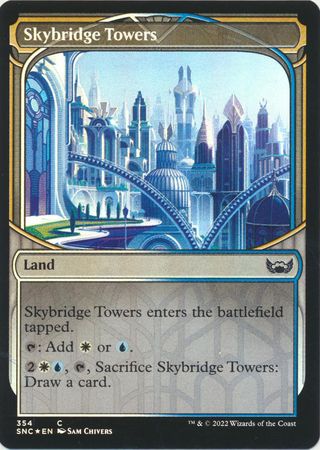 Skybridge Towers 354 - Showcase Skyscraper Streets of New Capenna Collector Booster Singles