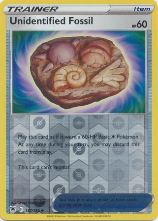 Unidentified Fossil - 157/189 - Uncommon Reverse Holo
Sword &amp; Shield: Astral Radiance Reverse Holo Singles
