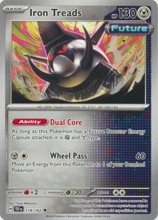 Iron Treads - 118/162 - Uncommon Scarlet &amp; Violet: Temporal Forces Singles