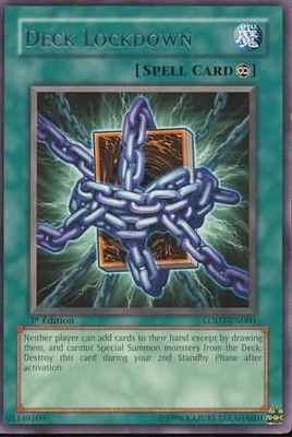 SJ Deck Lockdown - LODT-EN060 - Rare 1st Edition
Light of Destruction [LODT] Singles
