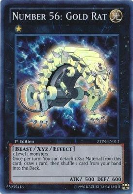 Number 56: Gold Rat - ZTIN-EN013 - Super Rare
Yu-Gi-Oh! Promo Cards
