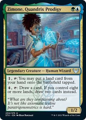 Zimone, Quandrix Prodigy 250/275 Strixhaven: School of Mages Singles