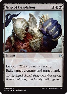 Grip of Desolation 094/274 - Battle for Zendikar Singles (Español)