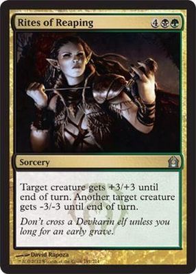 Rites of Reaping
Return to Ravnica Singles (Español)