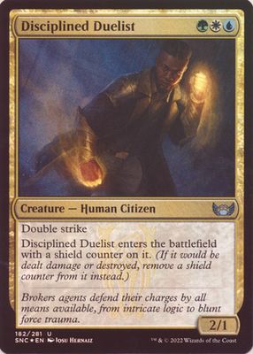 Disciplined Duelist 182/281 - Foil Streets of New Capenna Foil Singles