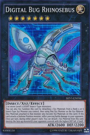 Digital Bug Rhinosebus - SHVI-EN056 - Super Rare Unlimited Shining Victories Unlimited Singles