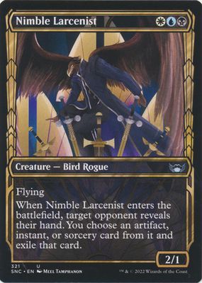 Nimble Larcenist (Showcase) 321 - Streets of New Capenna (SNC) (Español)