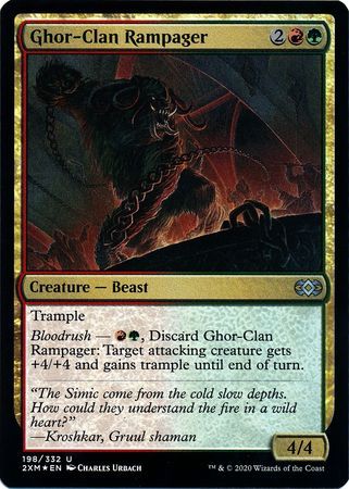 Ghor-Clan Rampager 198/332 - Foil Double Masters Foil Singles