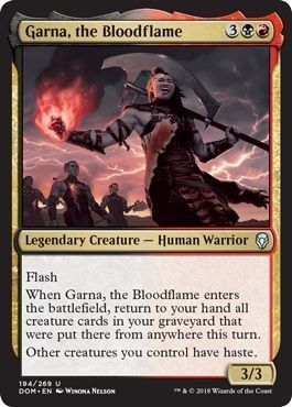Garna, the Bloodflame 194/269 - Dominaria Singles