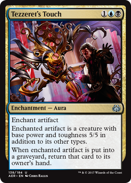Tezzeret&#39;s Touch 138/184
Aether Revolt Singles