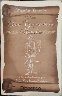 TS Don Quijote de la Mancha Libro Espanol