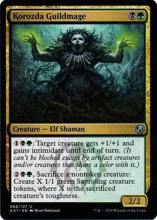 Korozda Guildmage 66/127 - Golgari Guild Kit