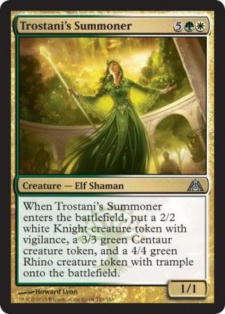 Trostani&#39;s Summoner 110/156 - Dragon&#39;s Maze Singles (Español)