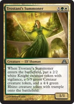 Trostani&#39;s Summoner 110/156 - Dragon&#39;s Maze Singles (Español)