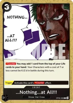 ...Nothing...at All!!! - Wings of the Captain (OP06)
Wings of the Captain