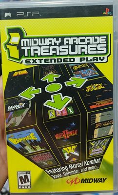SJ3 Midway Arcade Treasures Extended Play PSP Usado Completo