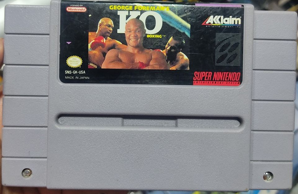 SJ George Foreman Super Nintendo Cartucho