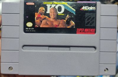 SJ George Foreman Super Nintendo Cartucho