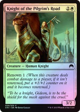 Knight of the Pilgrim&#39;s Road 020/272 - Foil
Magic Origins Foil Singles (Español)