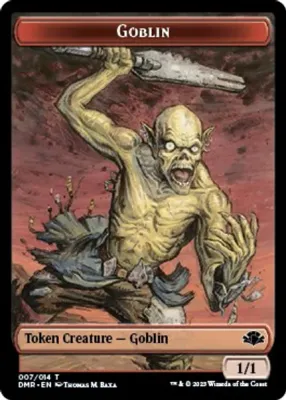 Goblin // Griffin Double-sided-Foil- Token - Dominaria Remastered (DMR)