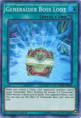 Generaider Boss Loot - MYFI-EN036 - Super Rare 1st Edition Mystic Fighters Singles