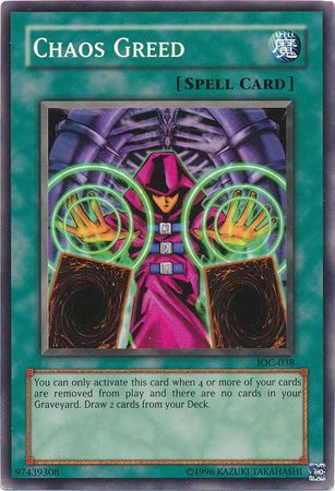 Chaos Greed - IOC-038 - Common Unlimited Invasion of Chaos [IOC] Unlimited Singles