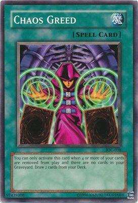 Chaos Greed - IOC-038 - Common Unlimited Invasion of Chaos [IOC] Unlimited Singles
