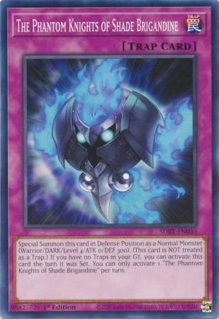 The Phantom Knights of Shade Brigandine - SDBT-EN035 - Common 1st Edition Beware of Traptrix 1st Edition Singles (espanol)